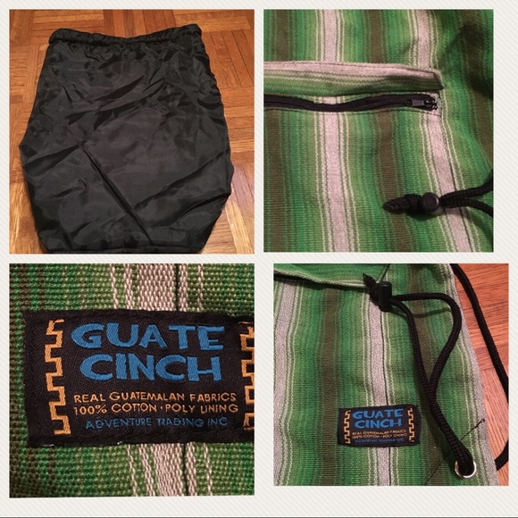 NWOT Boho drawstring bag w/glasses case/coin bag - Picture 6 of 8